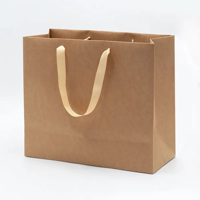 A4 Kraft Paper Gift Bag with Handle