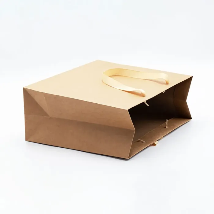 A4 Kraft Paper Gift Bag with Handle - Image 2