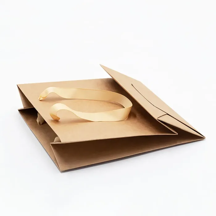 A5 Kraft Paper Gift Bag with Handle - Image 3