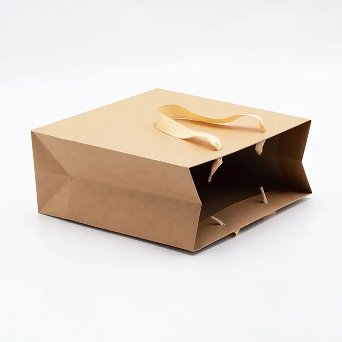 A5 Kraft Paper Gift Bag with Handle - Image 2