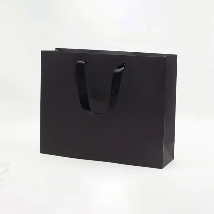 A3 Black Paper Gift Bag with Handle