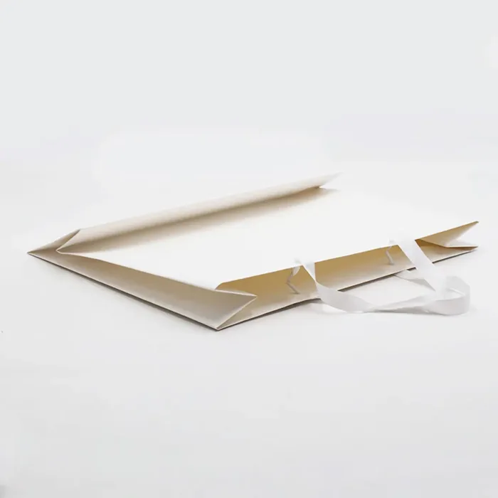 A3 White Paper Gift Bag with Handle - Image 2
