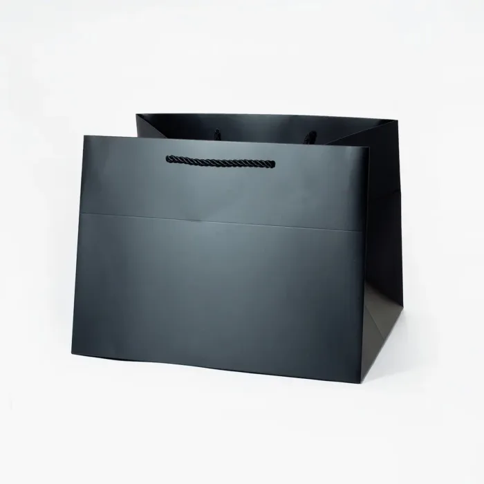 A4 Deep Pink Gift Bag - Image 6