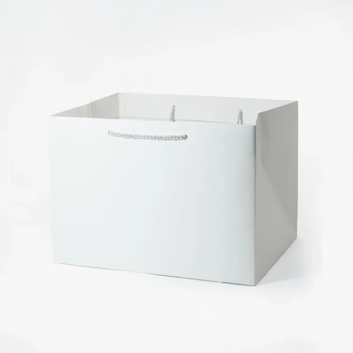 A4 Deep White Gift Bag - Image 2