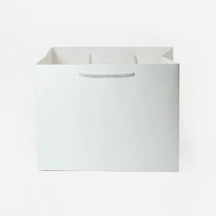 A4 Deep White Gift Bag - Image 3