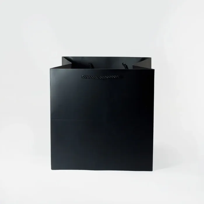 A5 Cube Black Gift Bag - Image 2