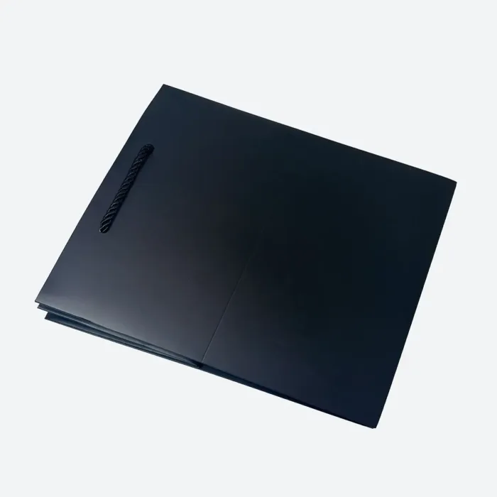 A5 Cube Black Gift Bag - Image 3