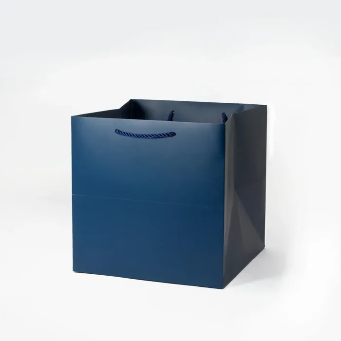 A5 Cube Pink Gift Bag - Image 5