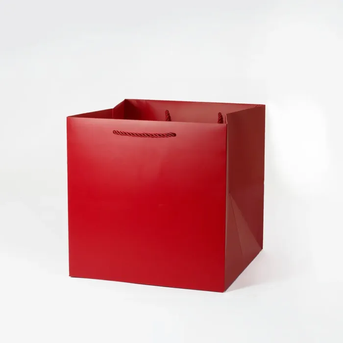 A5 Cube Red Gift Bag