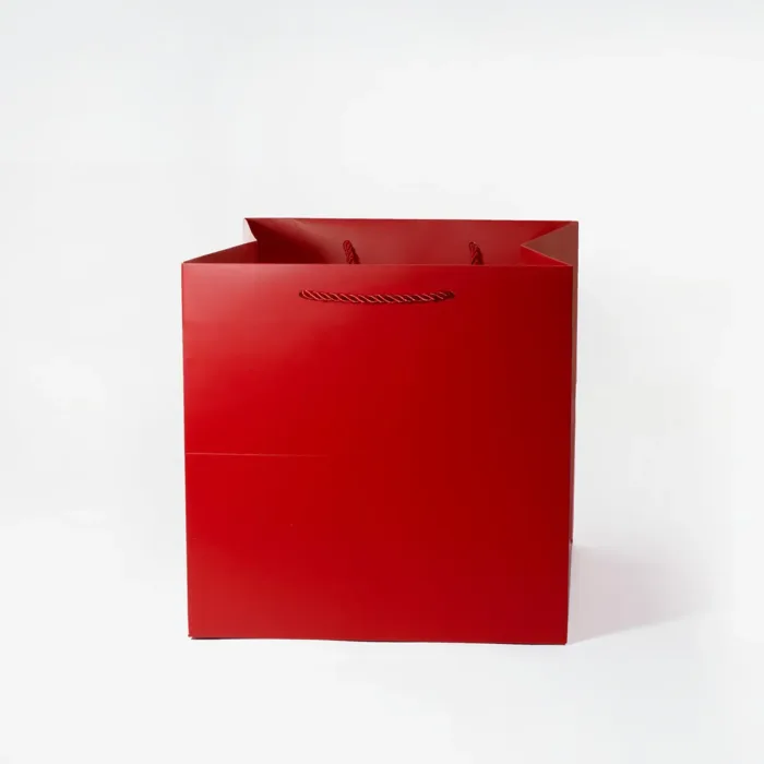 A5 Cube Red Gift Bag - Image 2