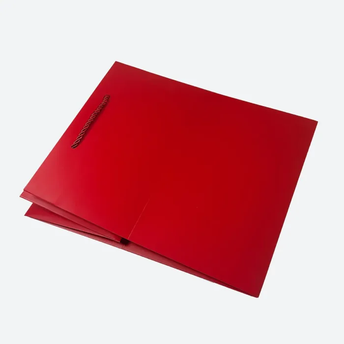 A5 Cube Red Gift Bag - Image 3