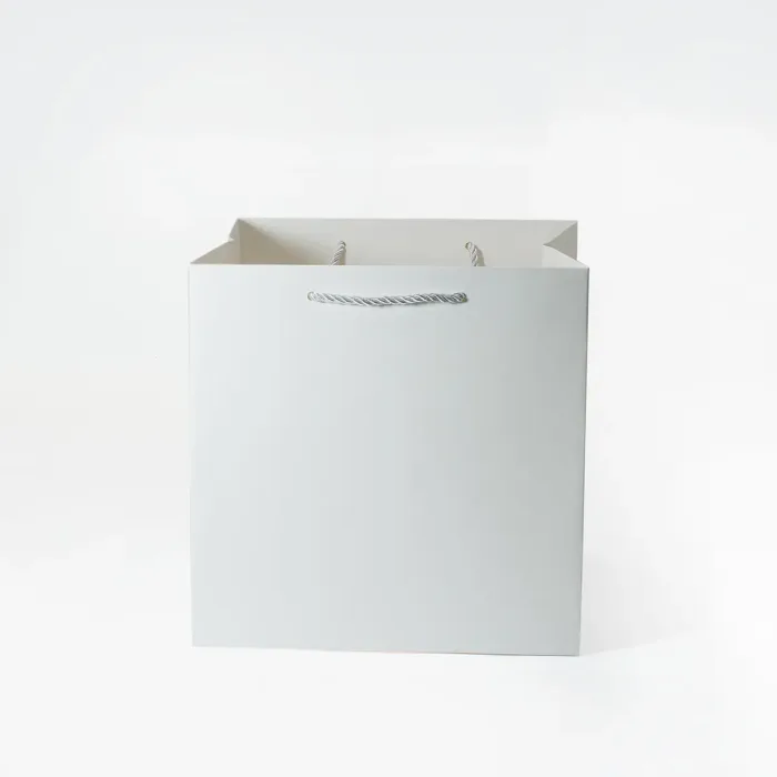 A5 Cube White Gift Bag - Image 2