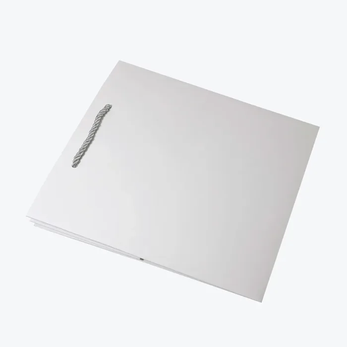 A5 Cube White Gift Bag - Image 3