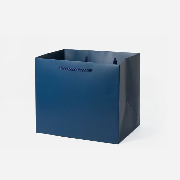 B6 Deep Navy Blue Gift Bag - Image 2