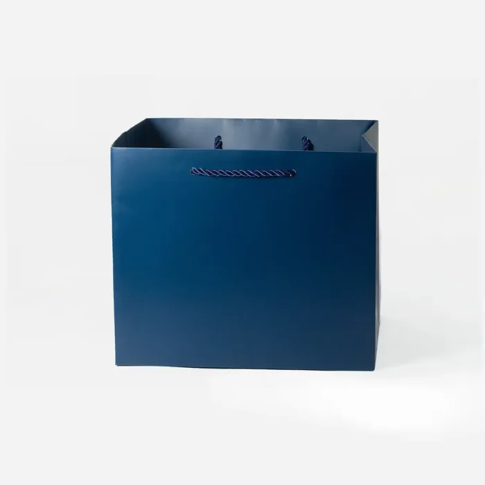 B6 Deep Navy Blue Gift Bag - Image 3