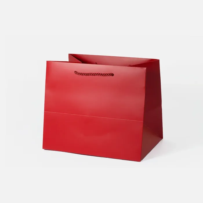 B6 Deep Navy Blue Gift Bag - Image 4
