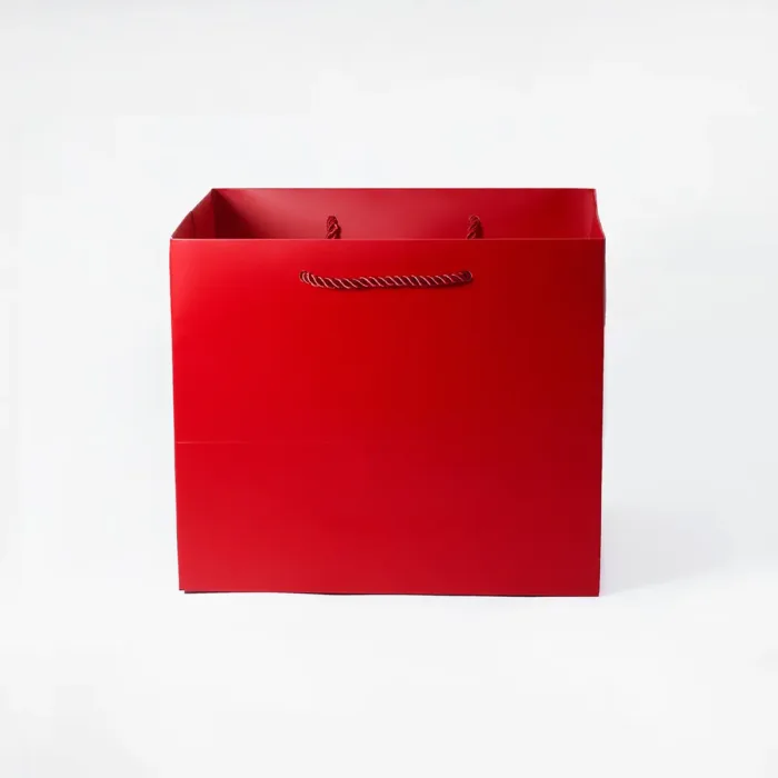 B6 Deep Red Gift Bag - Image 3