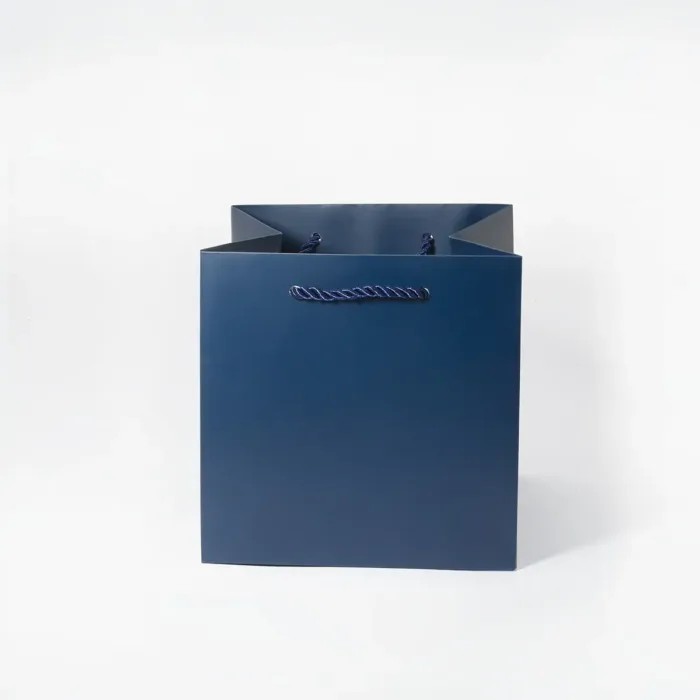 B7 Cube Navy Blue Gift Bag - Image 2