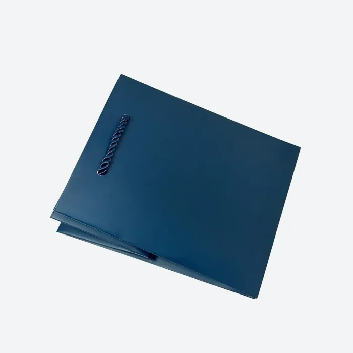 B7 Cube Navy Blue Gift Bag - Image 3