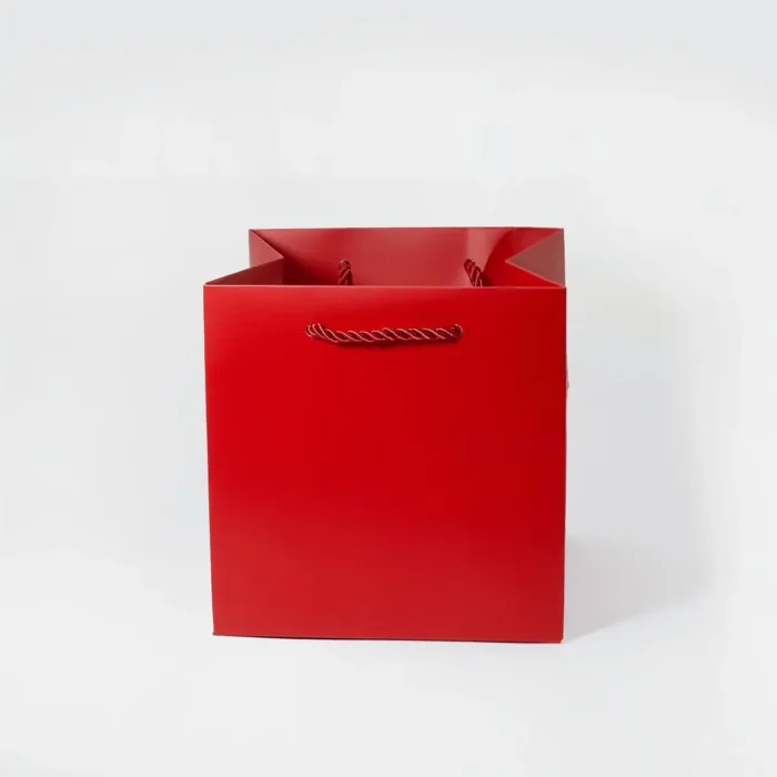 B7 Cube Red Gift Bag - Image 2