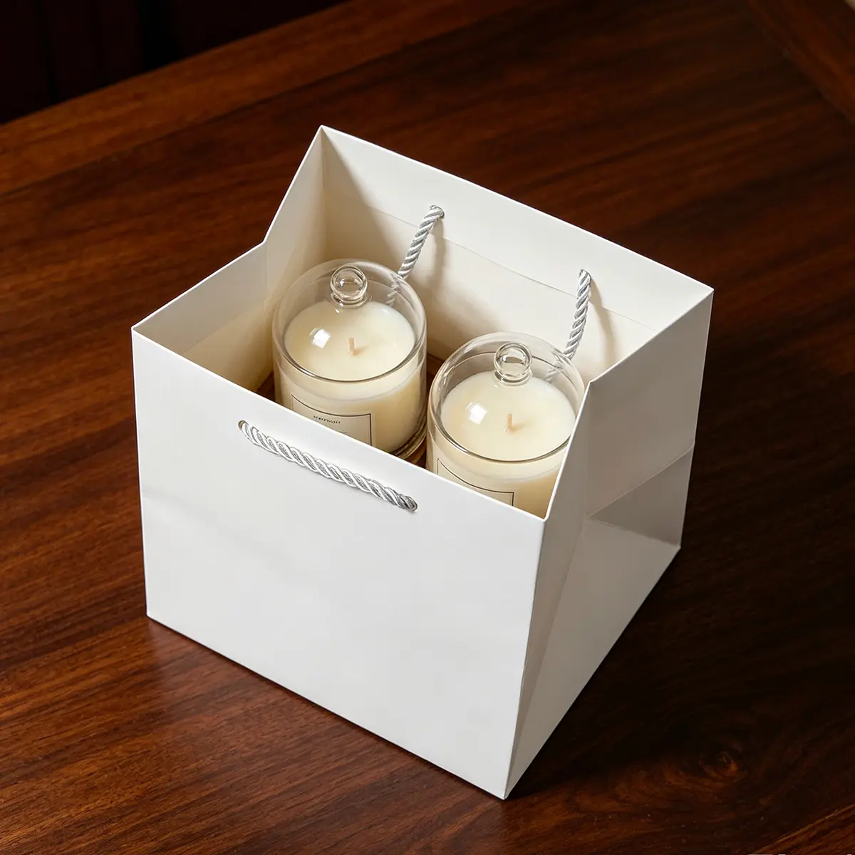 B7 Cube White Gift Bag - Image 5