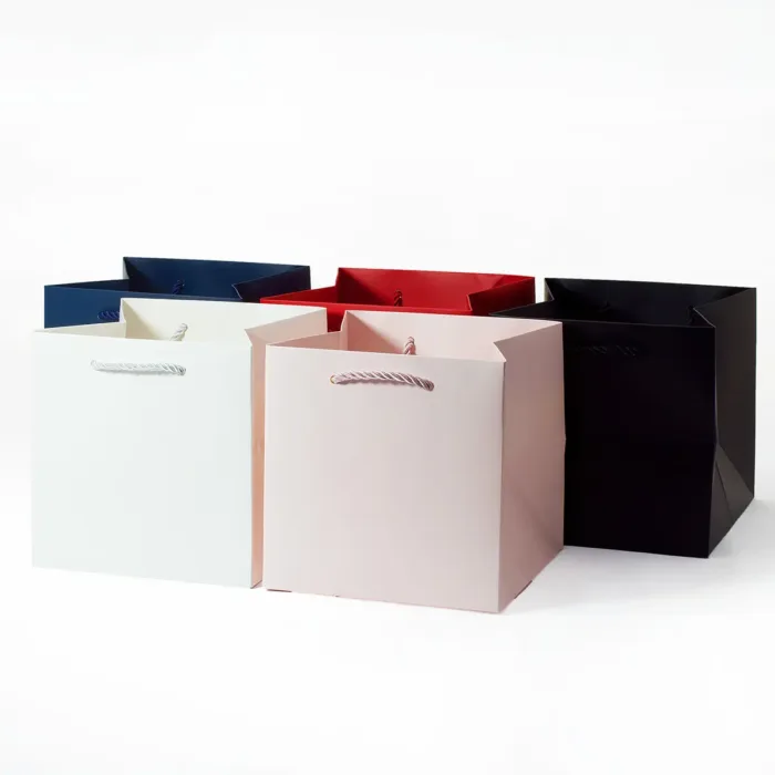 B7 Cube Pink Gift Bag - Image 5
