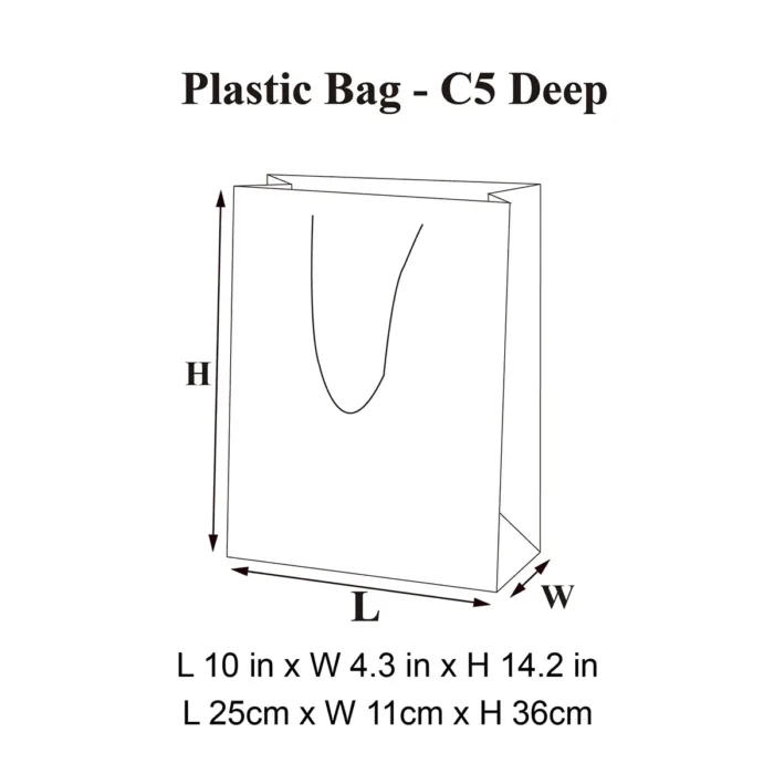 C5 Deep Plastic Bag - Image 3