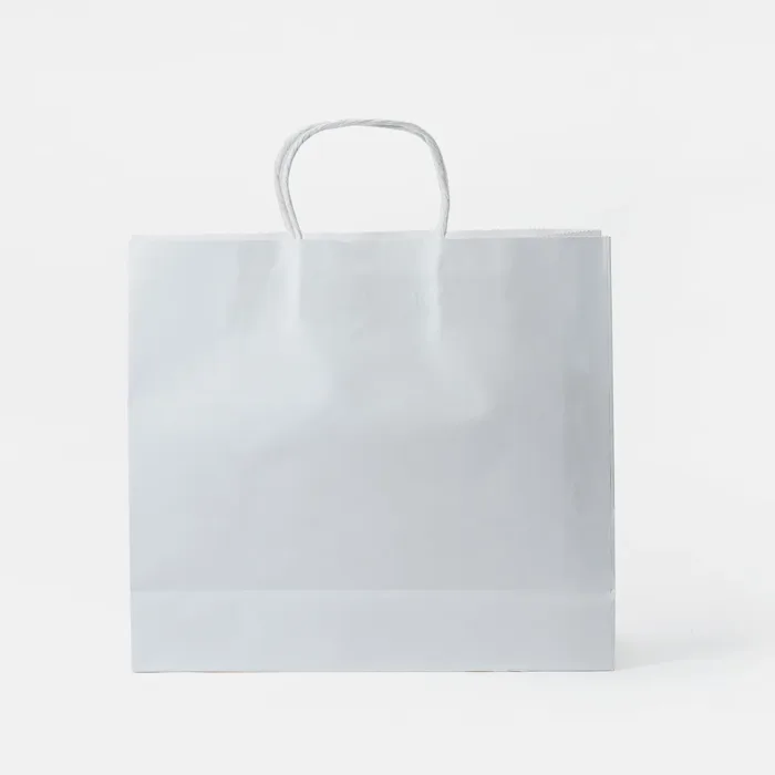 Large Landscape White Shopping Bag - Image 2