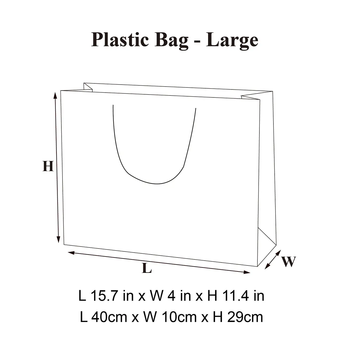 Large Plastic Bag - Image 3