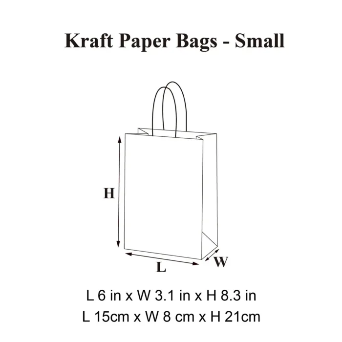 Small White Shopping Bag - Image 3