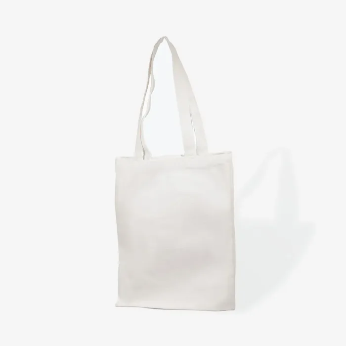 Small White Canvas Cotton Tote Bag