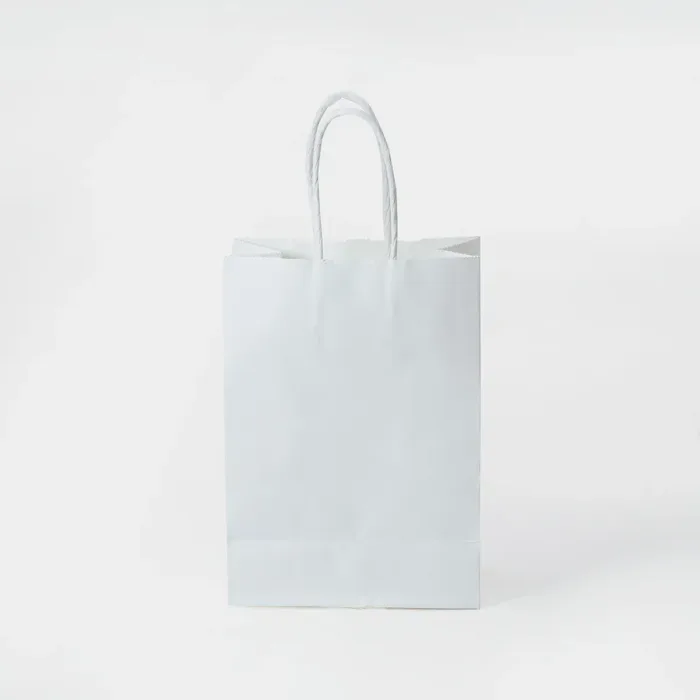 Small White Shopping Bag - Image 2