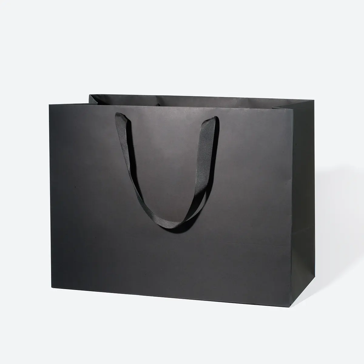 A3 Deep Black Paper Gift Bag with Handle
