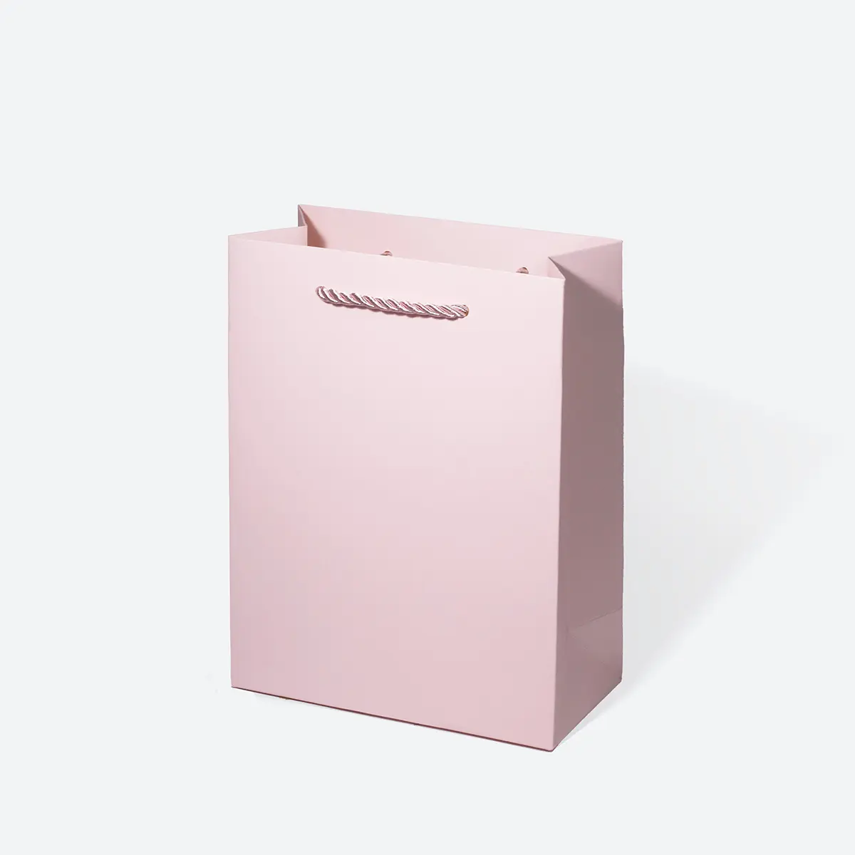 A6 Deep Pink Paper Gift Bag with Handle - Image 2