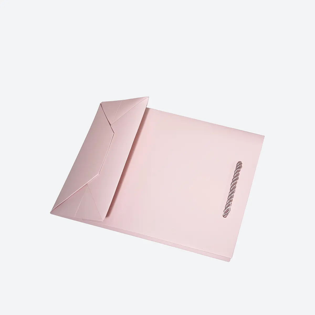 A6 Deep Pink Paper Gift Bag with Handle - Image 4