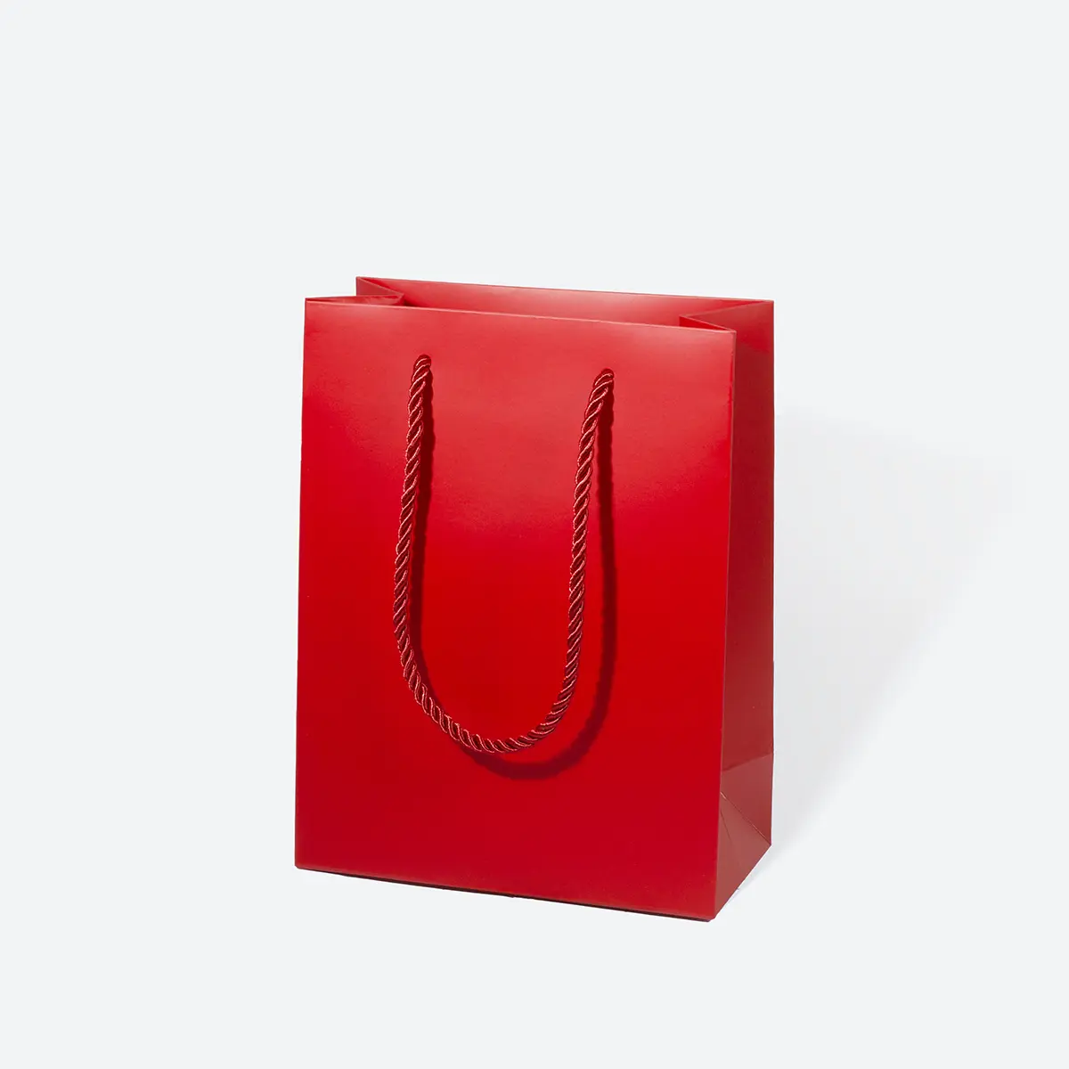A6 Deep Red Paper Gift Bag with Handle