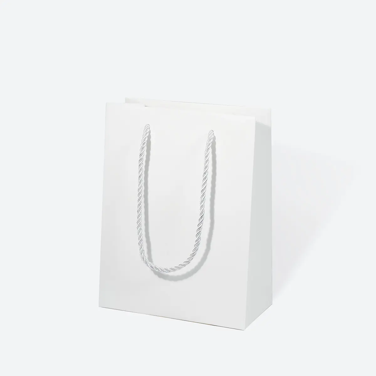 A6 Deep White Paper Gift Bag with Handle