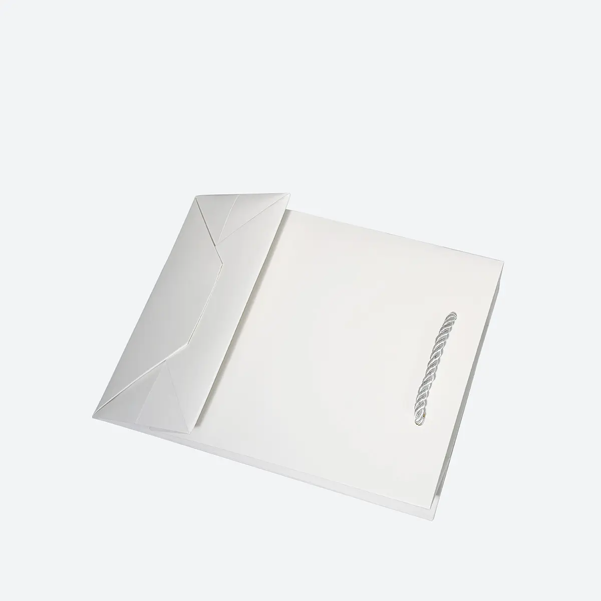 A6 Deep White Paper Gift Bag with Handle - Image 4