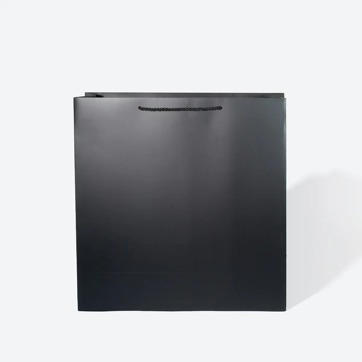 B4 Black Paper Gift Bag with Handle - Image 2