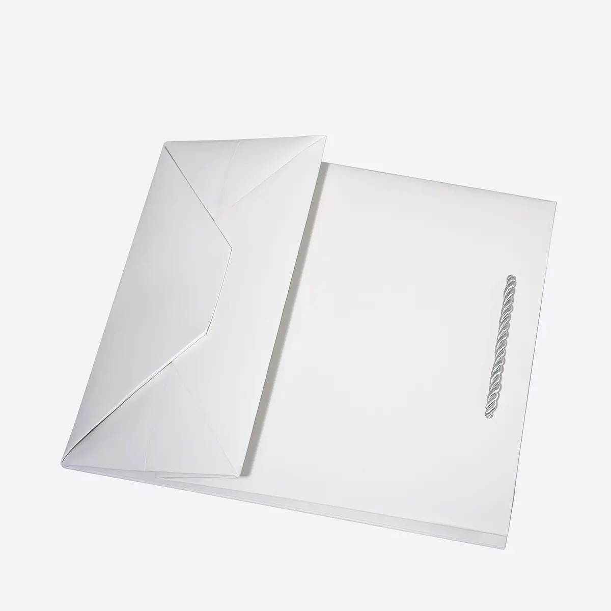 B4 White Paper Gift Bag with Handle - Image 3