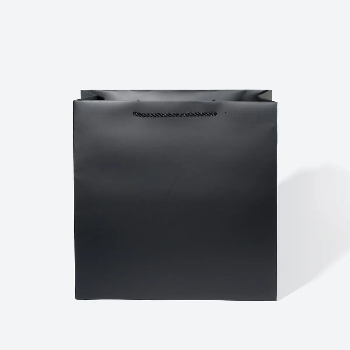 MA Black Paper Gift Bag with Handle - Image 2