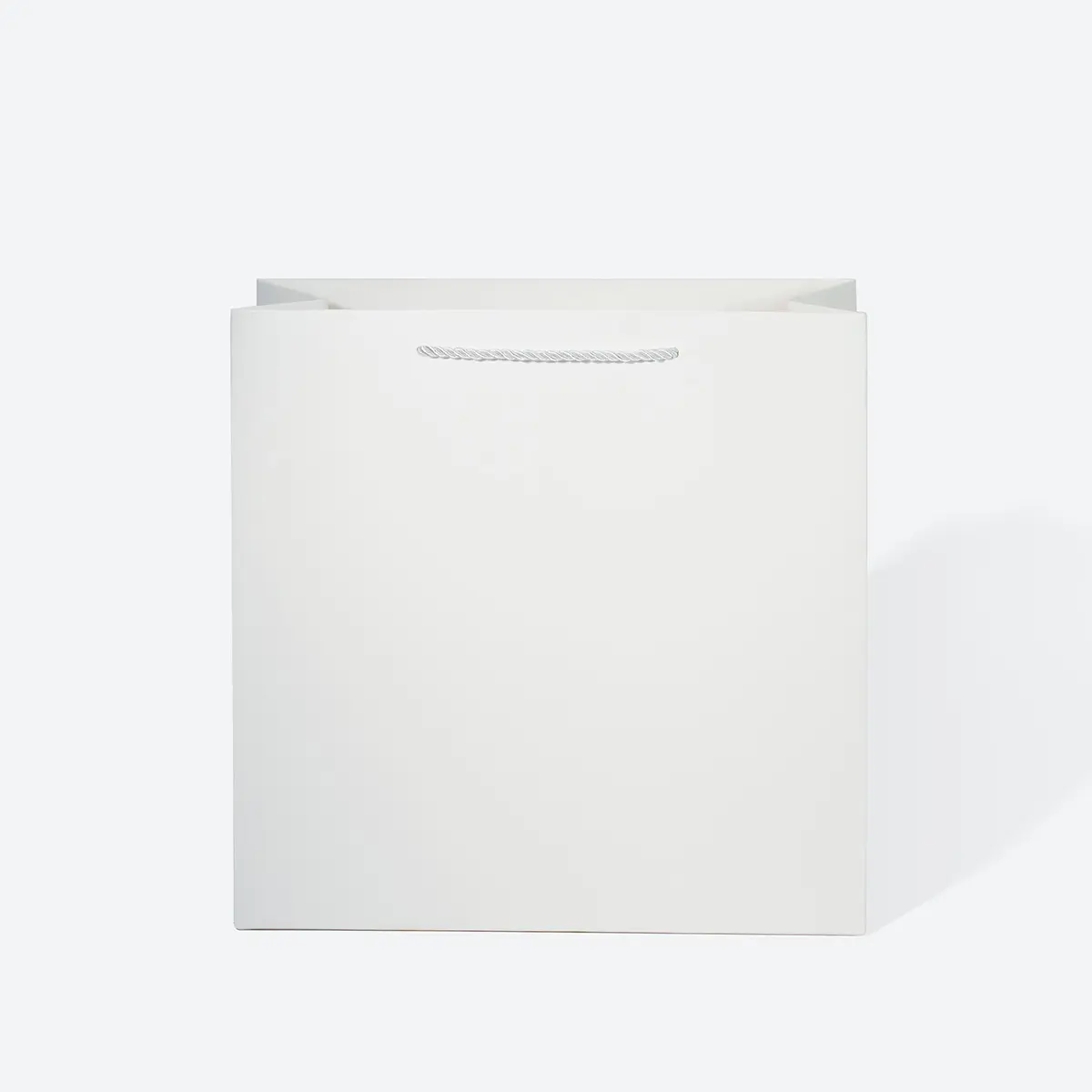 MA White Paper Gift Bag with Handle - Image 2