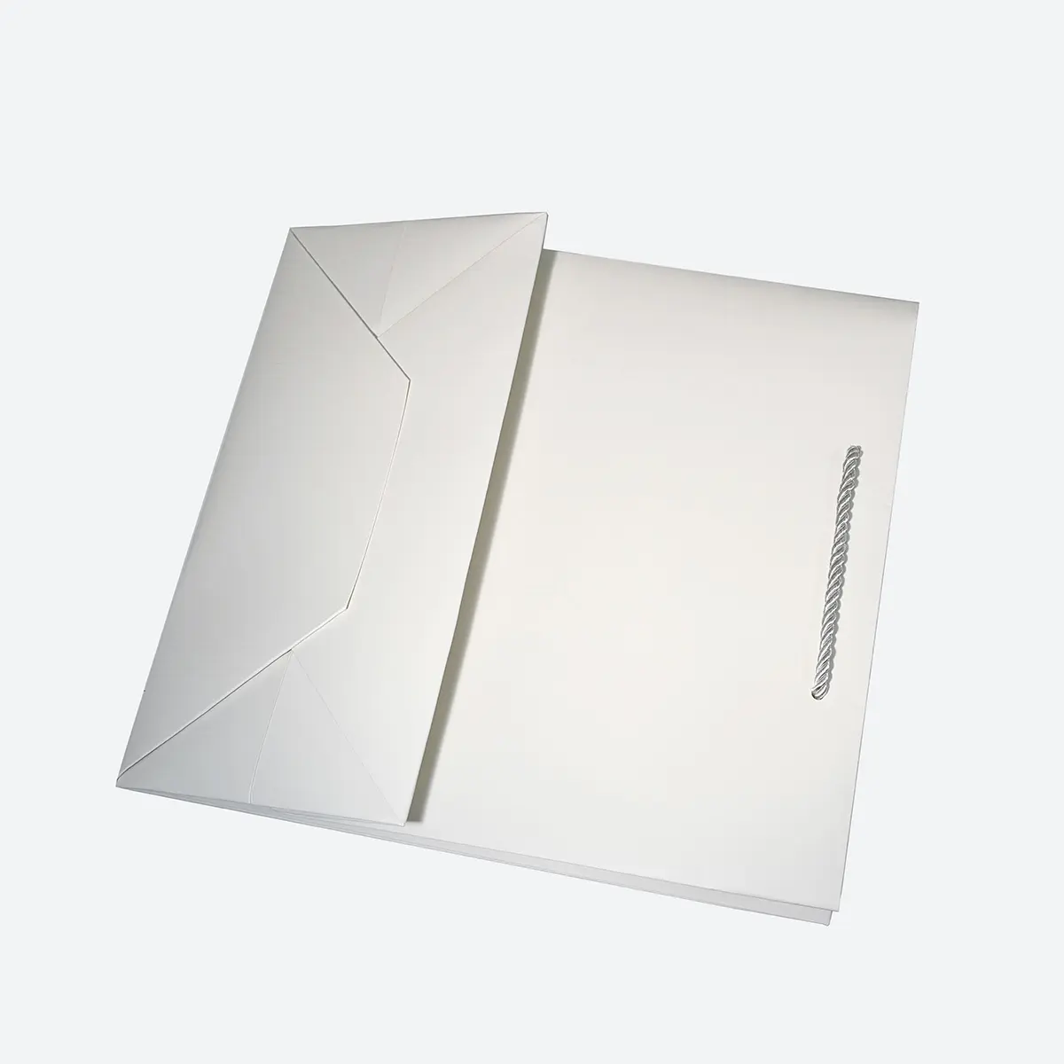 MA White Paper Gift Bag with Handle - Image 3