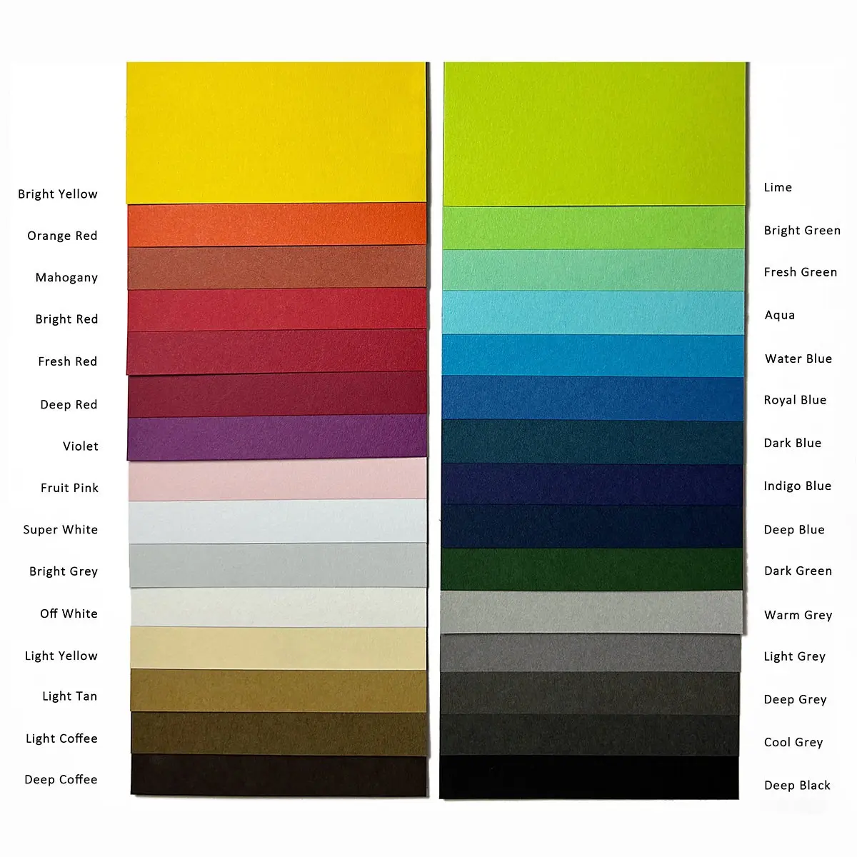 Custom Pantone Dyed Art Paper Swatch