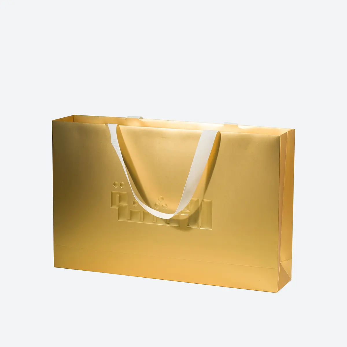 Mirror & Brushed Gold Metallic Cardboard