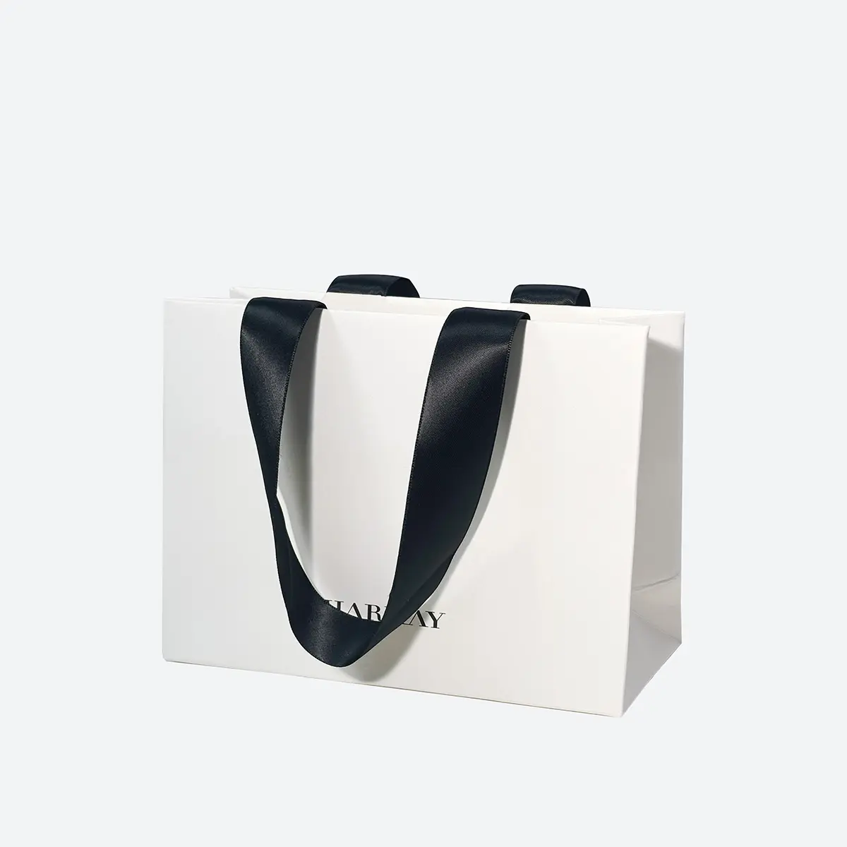Foil-Stamped Satin Ribbon Handle